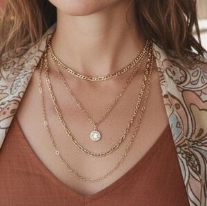 Kinsley Armelle Goddness Collection Layered Necklace